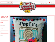 Tablet Screenshot of littleladybugscreations.com